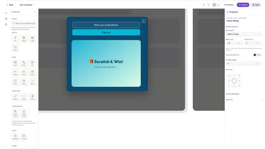 CoroBlock ‑ Popup Builder screenshot