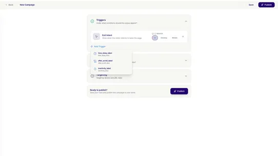 CoroBlock ‑ Popup Builder screenshot