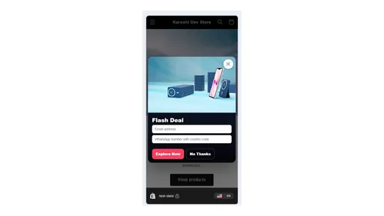 Karoohi Marketing Popups screenshot