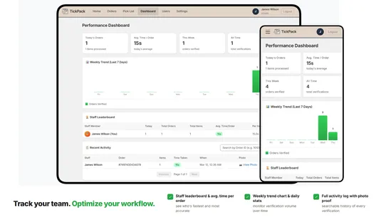 TickPack: Scan, Verify &amp; Pack screenshot