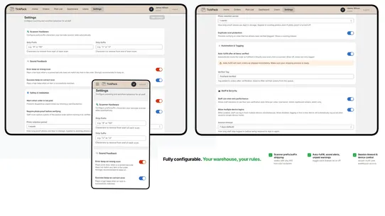 TickPack: Scan, Verify &amp; Pack screenshot