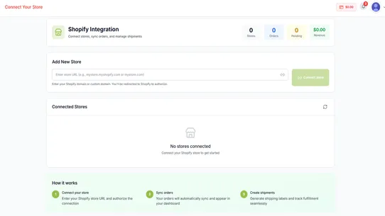 Wepaak Shipment screenshot
