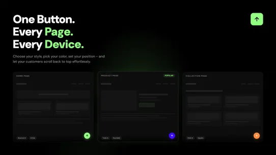 Scrollify: Back To Top Button screenshot