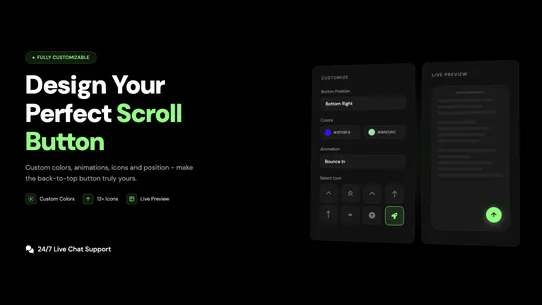 Scrollify: Back To Top Button screenshot