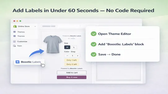 Boostle: Labels screenshot