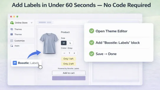 Boostle: Labels screenshot