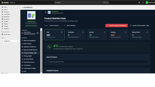 DataMintify screenshot