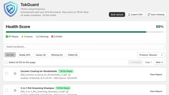 TokGuard screenshot