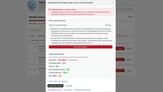 TokGuard screenshot