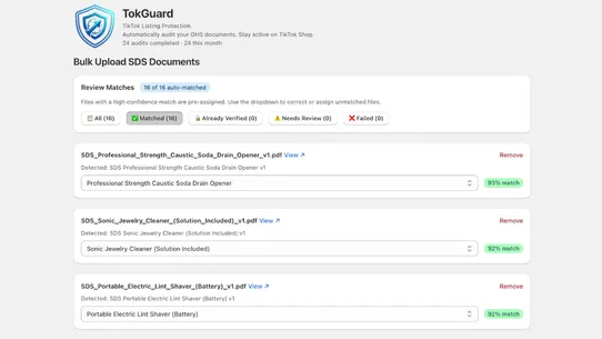 TokGuard screenshot
