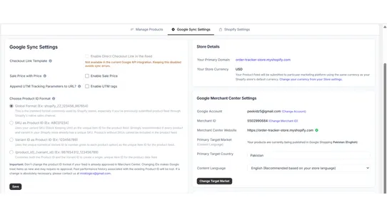 Misk Smart Product Feed App screenshot
