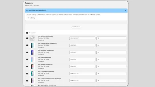 Catalyst ‑ smooth invoicing screenshot