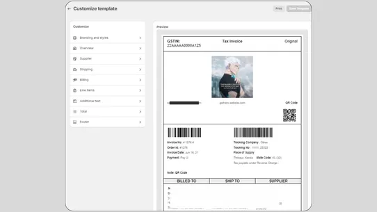 Catalyst ‑ smooth invoicing screenshot