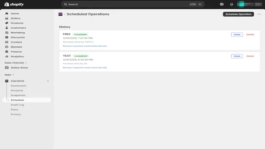 ClaroGrid screenshot