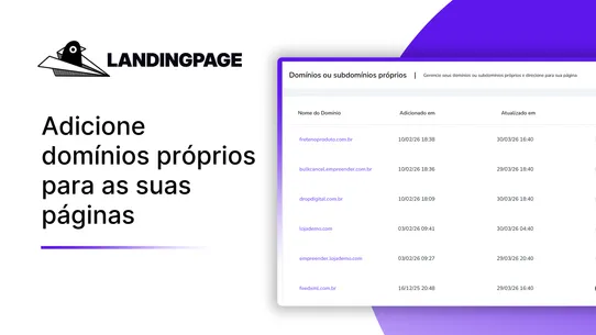 Landing Page Empreender screenshot