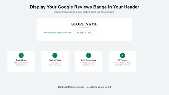 LogoBadge ‑ Google Reviews screenshot
