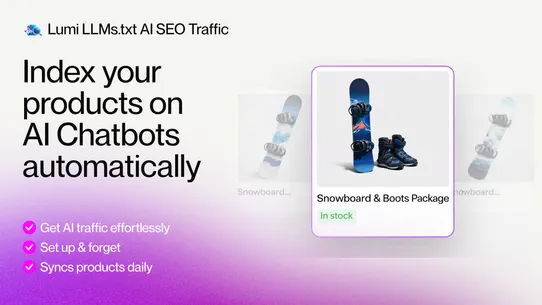 Lumi llms.txt – AI SEO Traffic screenshot