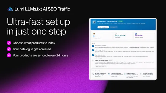 Lumi llms.txt – AI SEO Traffic screenshot