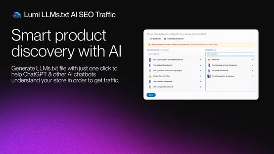 Lumi llms.txt – AI SEO Traffic screenshot