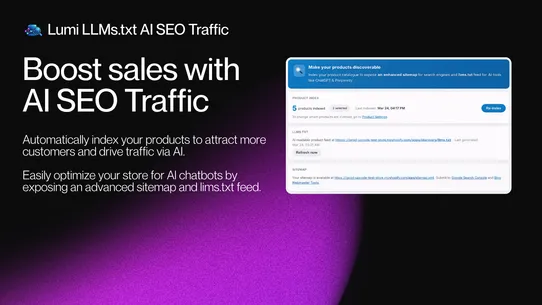 Lumi llms.txt – AI SEO Traffic screenshot