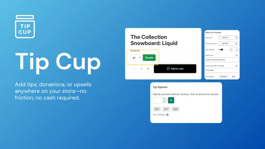 Tip Cup screenshot