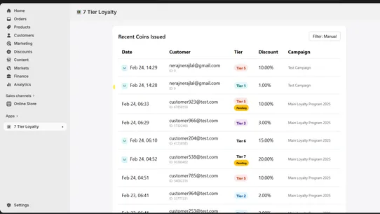 Profit Saver: 7‑Tier Loyalty screenshot