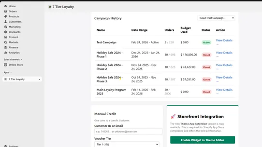 Profit Saver: 7‑Tier Loyalty screenshot