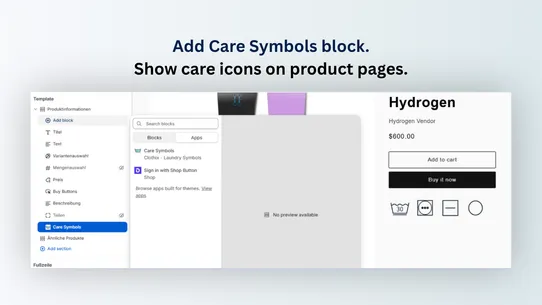 Clothix ‑ Laundry Symbols screenshot