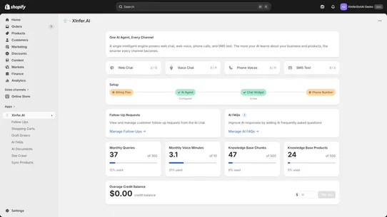 XInfer.AI ‑ AI Sales Agent screenshot