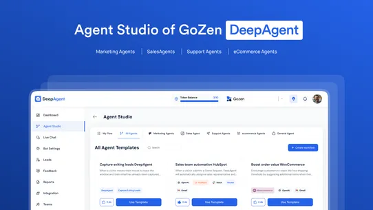 GoZen DeepAgent screenshot