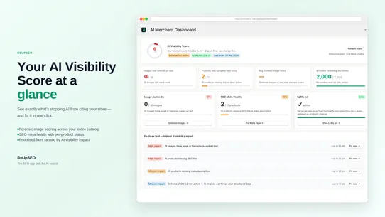 ReUpSEO screenshot