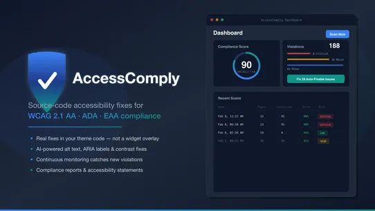 AccessComply screenshot