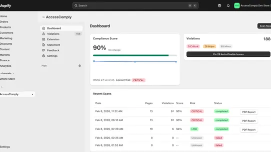 AccessComply screenshot