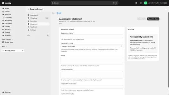 AccessComply screenshot