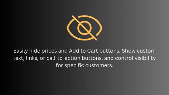 HIDR: Hide Price &amp; Add to Cart screenshot
