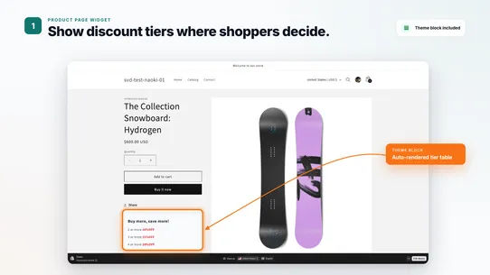 Simple Volume Discounts screenshot