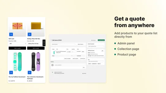 SK Request a Quote, Hide Price screenshot