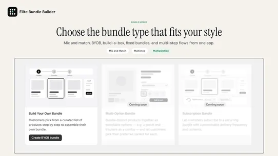 Elite Bundle Builder screenshot