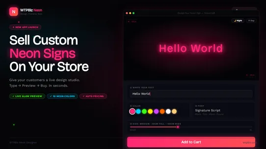 WTPBiz Neon Designer screenshot