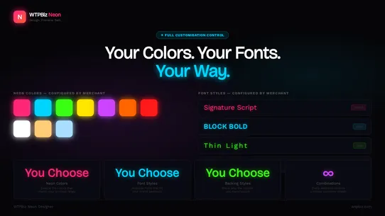 WTPBiz Neon Designer screenshot