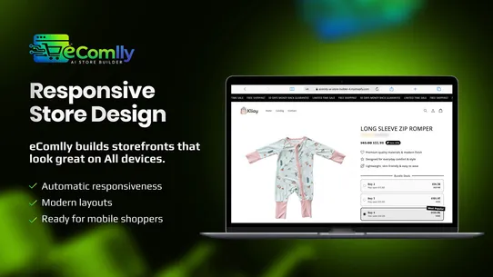 eComlly: AI Store Builder screenshot