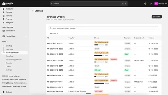 GoStock ‑ Inventory Management screenshot