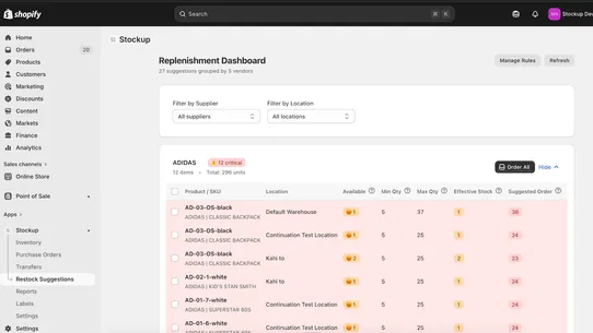 GoStock ‑ Inventory Management screenshot