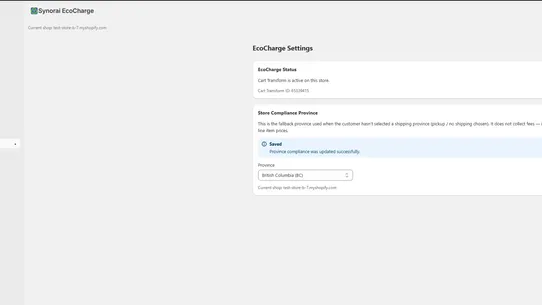 Synorai EcoCharge screenshot
