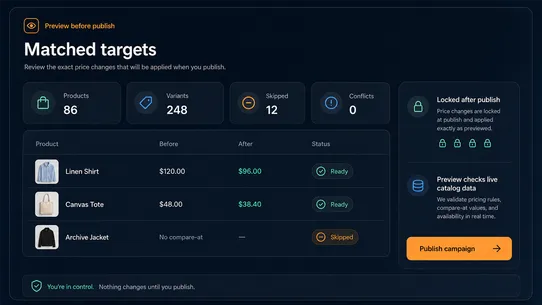 SalePilot screenshot