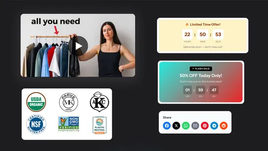 Sumo Product Page Blocks screenshot