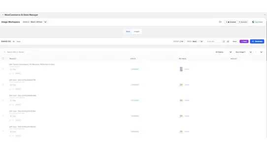 WowCommerce AI Store Manager screenshot