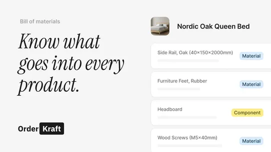 Orderkraft: made to order screenshot
