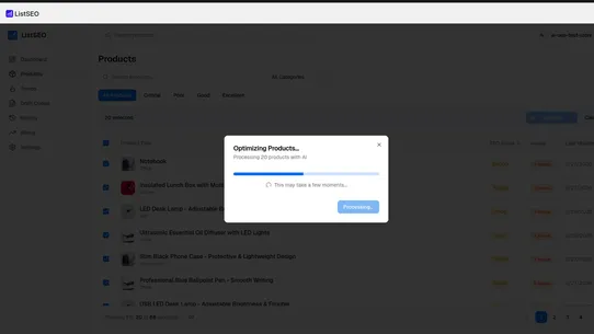 ListSEO: AI SEO You Control screenshot