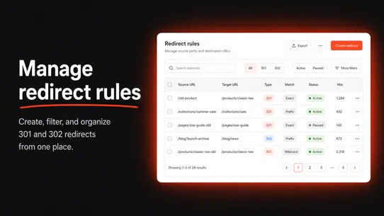 GroPulse Redirect Manager screenshot